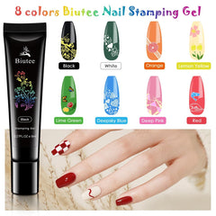 Biutee gel stamping colors vibrant hues for bold nail art