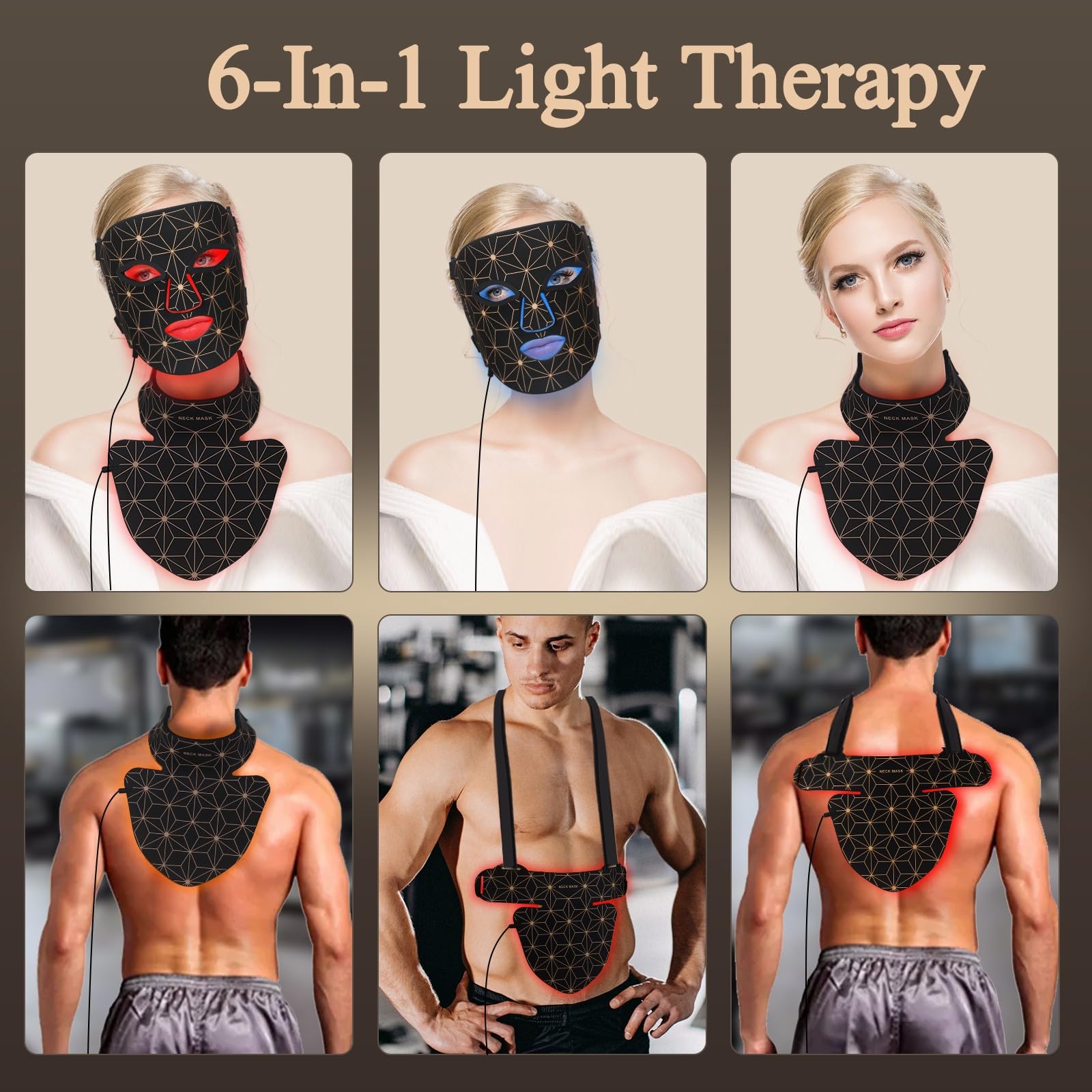 Biuufish LED mask offers 8-color therapy for customizable at-home sessions