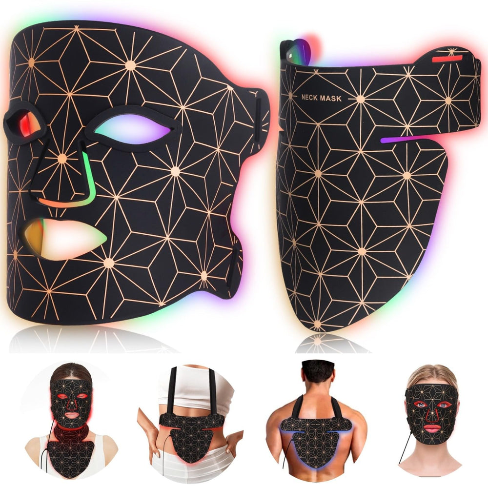 Biuufish red light face mask with 850nm infrared for at-home skin vitality