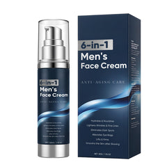 BIWQTY 6 en 1 crema facial para hombres, botella lista para uso diario.