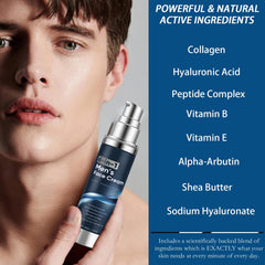 BIWQTY crema facial para hombres con piel sensible, textura suave y calmante.