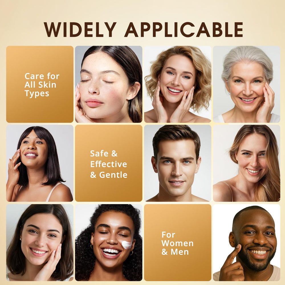 BIYSBER neck and face application demonstrating a targeted firming use case.