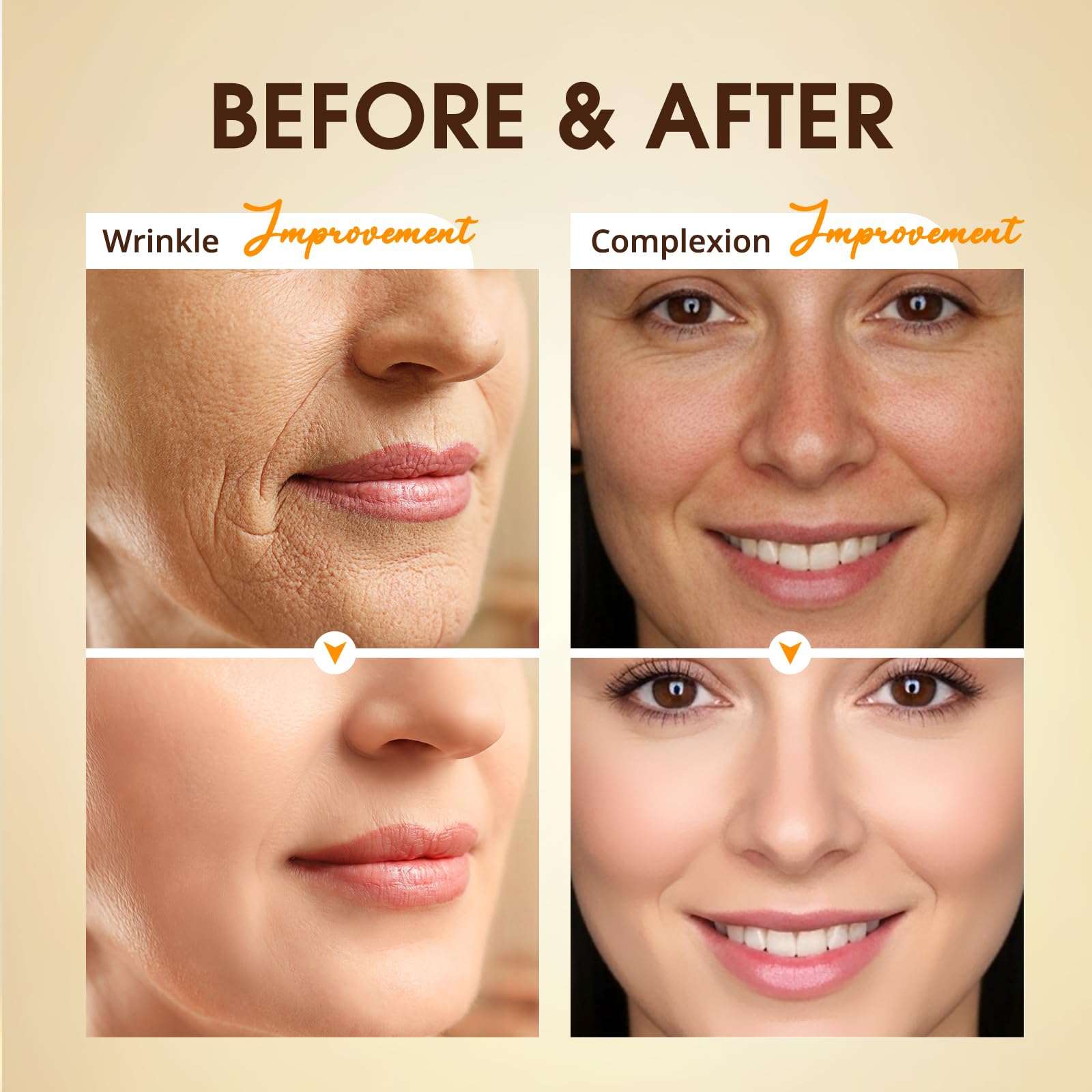 Close-up of BIYSBER serum texture showing a smooth, light consistency.