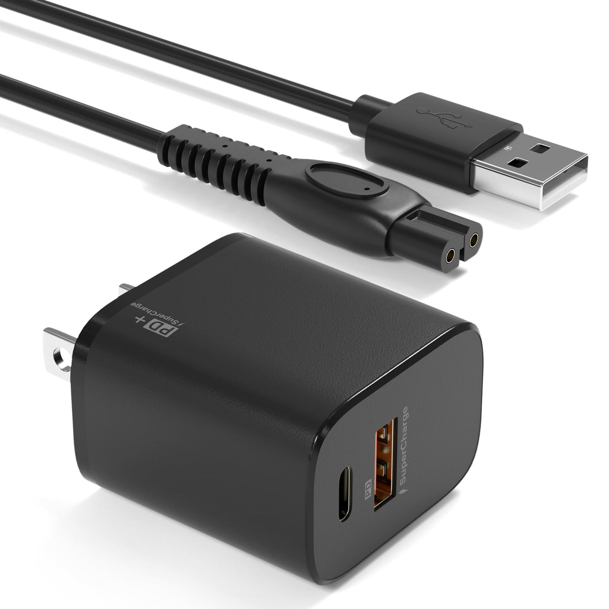BIYTC 5V charger for Philips Norelco qp2724 powers your shaver quickly and safely.