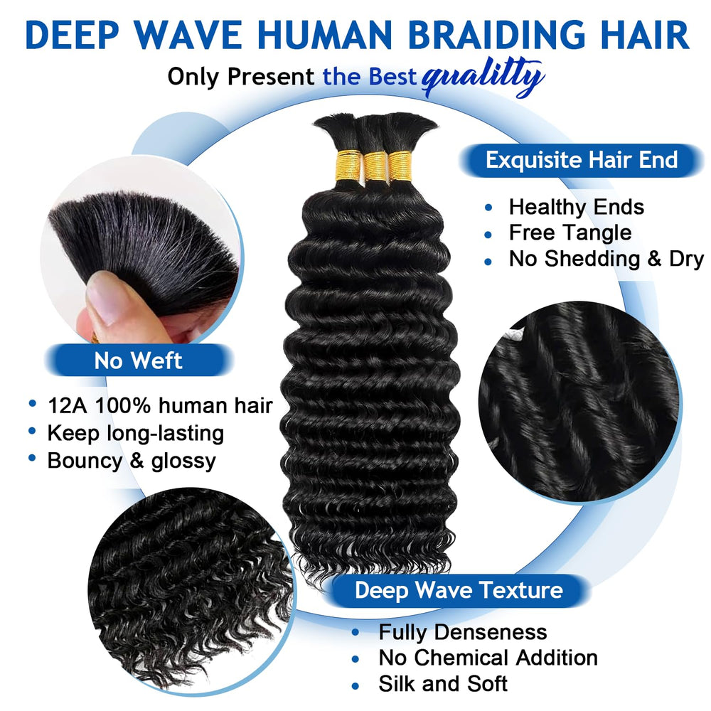 BIZVUS three bundles pack provides full-head coverage for bold boho braids.