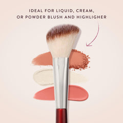 BK BEAUTY 112 small angled brush with soft vegan bristles for seamless blending.