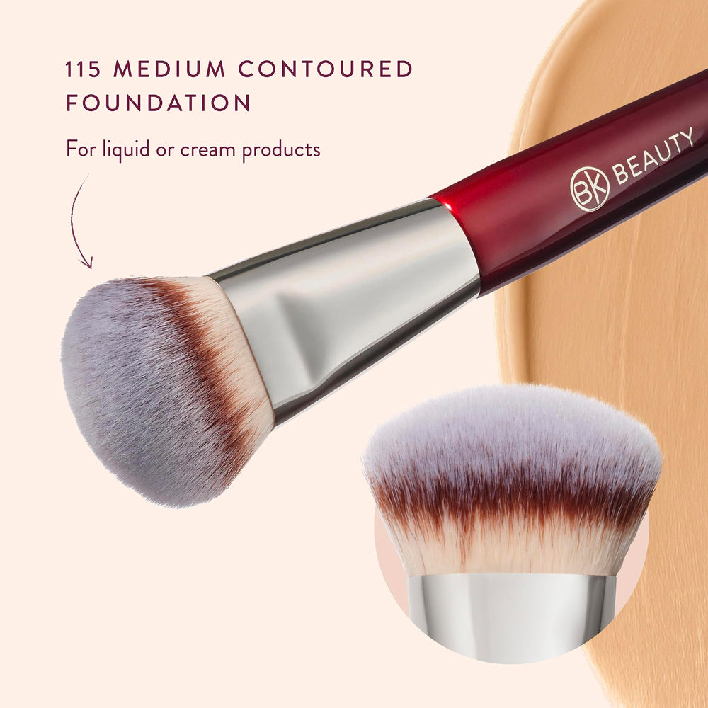 BK BEAUTY 115 works with liquid, cream, or stick formulas for versatility.