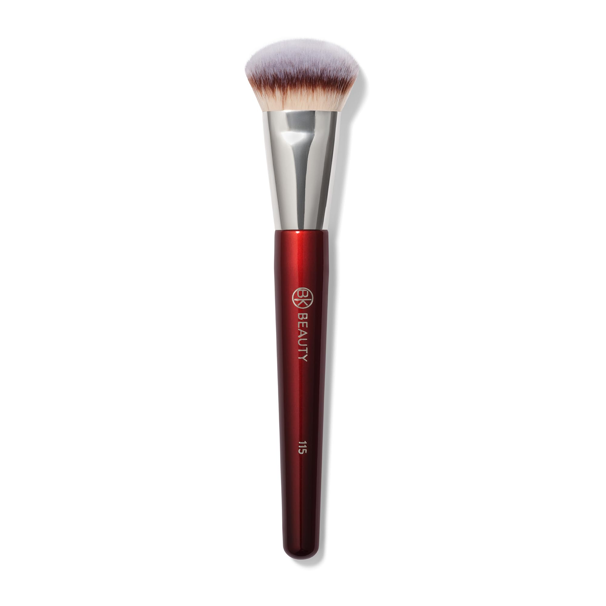 BK BEAUTY 115 medium contoured brush head for precise foundation application.