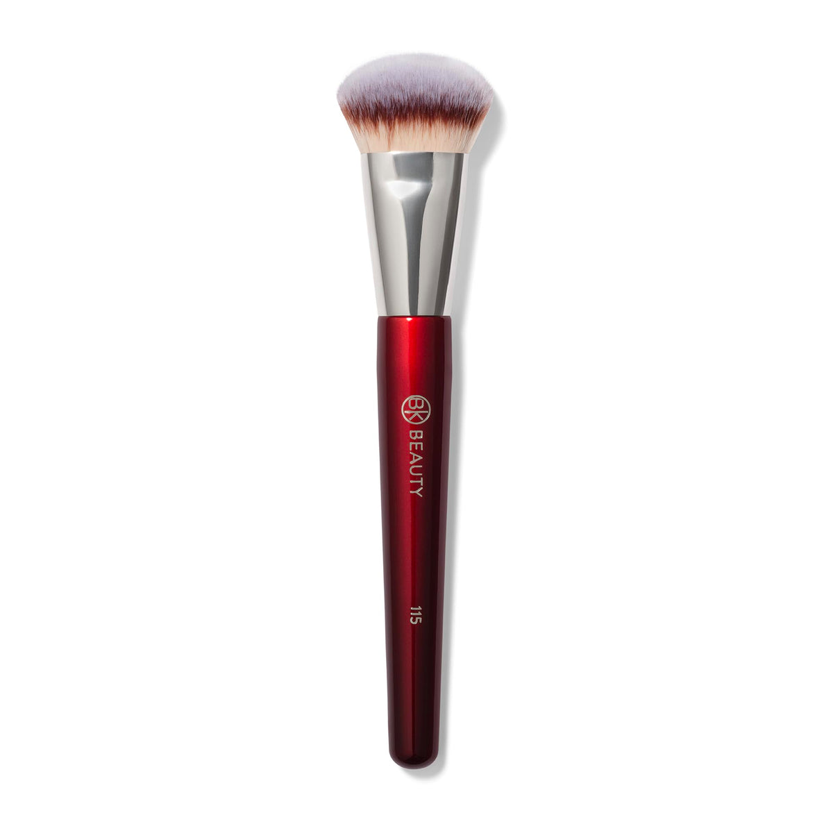BK BEAUTY 115 medium contoured brush head for precise foundation application.