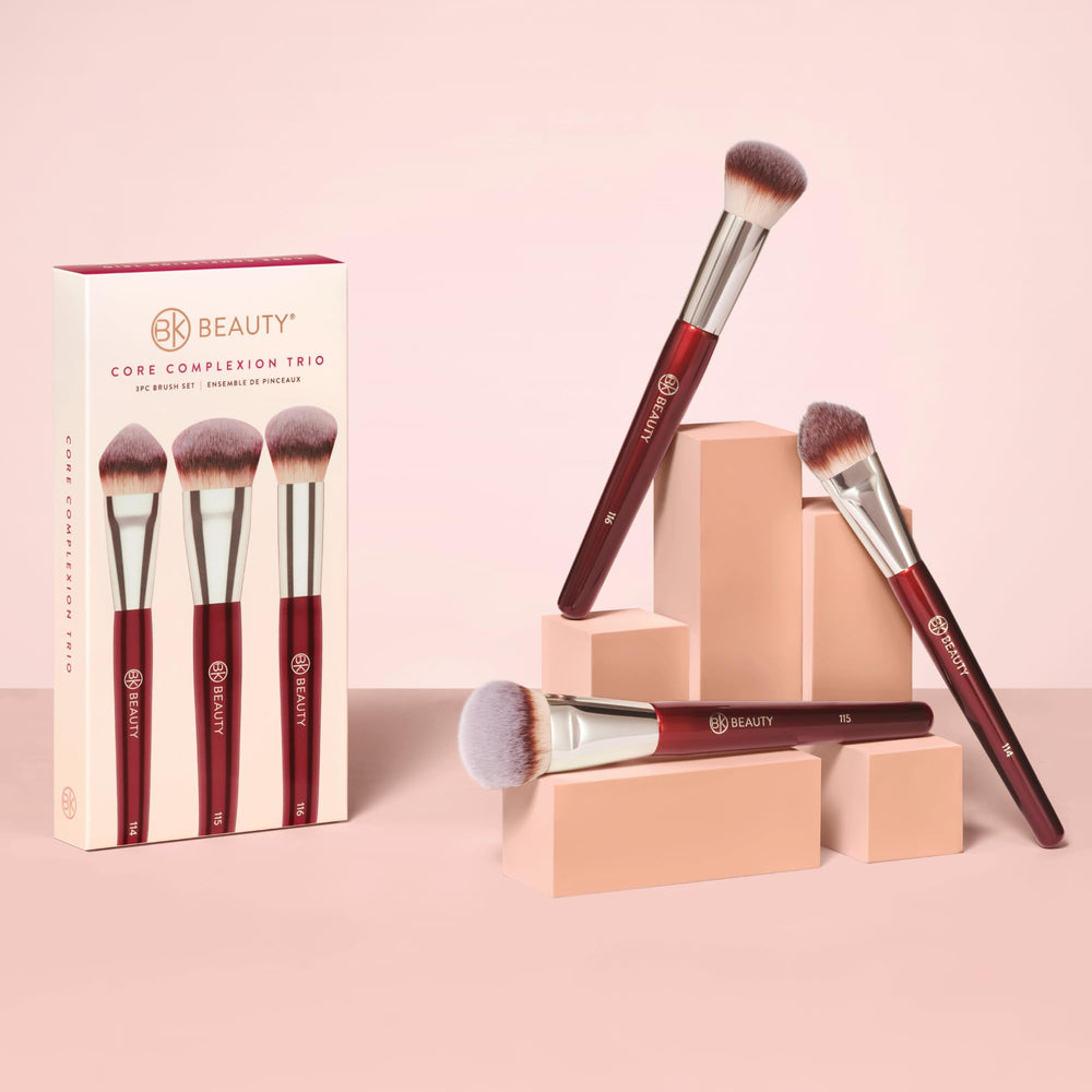 BK Beauty Core Complexion Trio compact travel-friendly design.