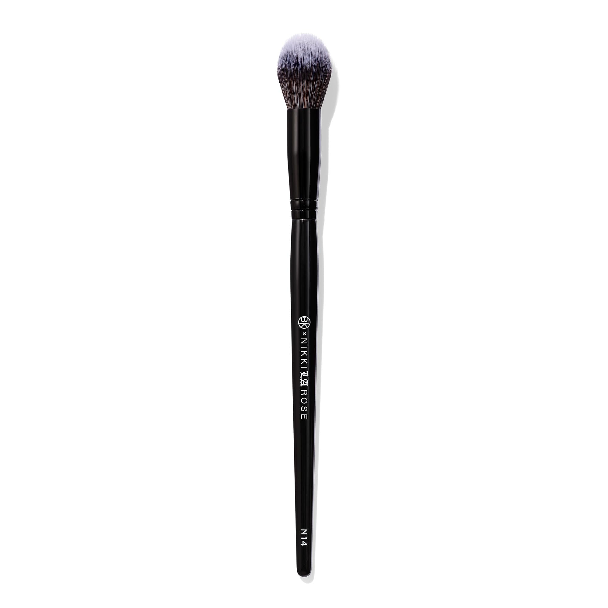 BK BEAUTY Nikki La Rose N14 under-eye precision brush for flawless concealer blending.