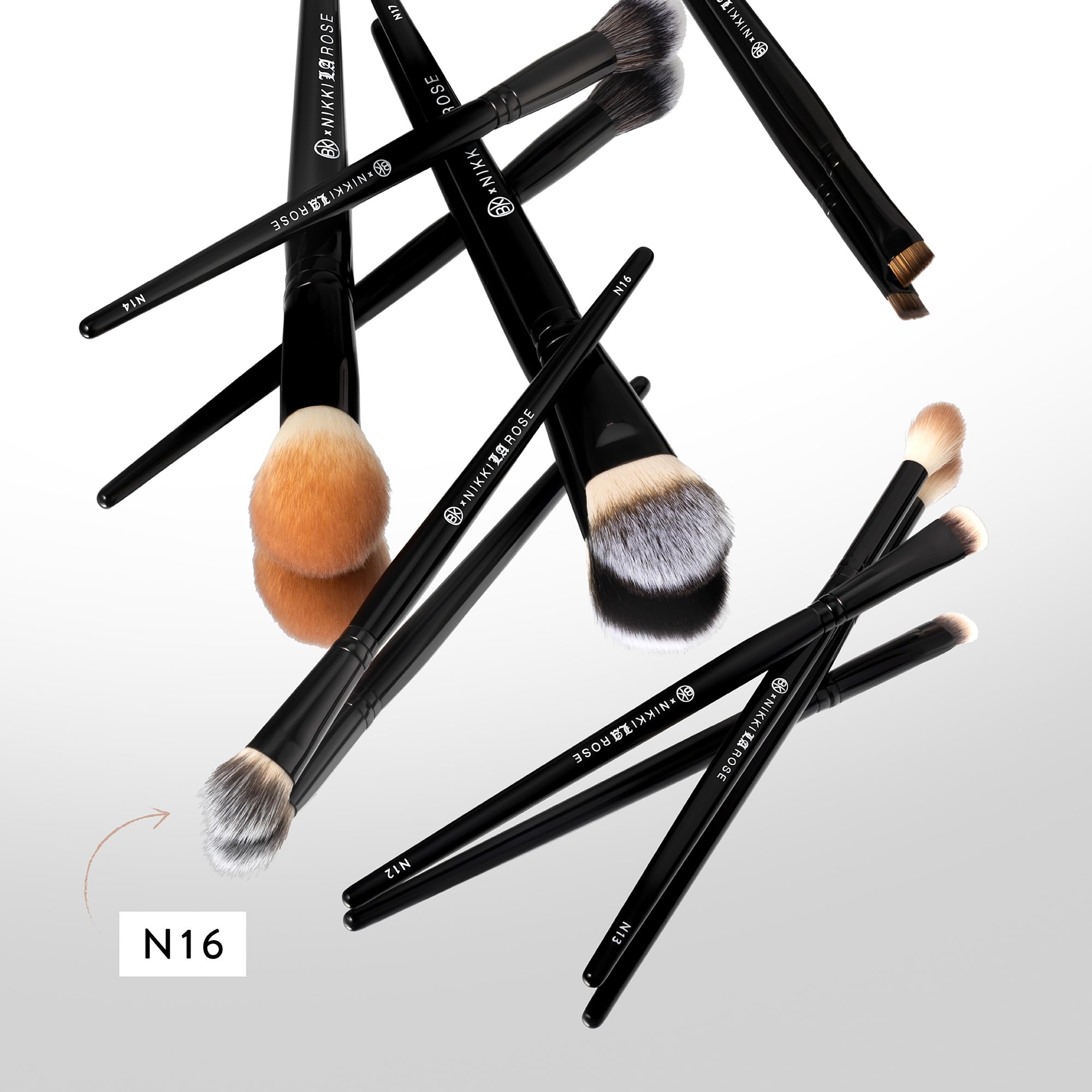 BK BEAUTY Nikki La Rose N16 Pro Concealer Brush from Pro Artist Series offers pro-detailing in daily makeup
