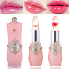BKPPLZP flower jelly lipstick set swatch showing color-changing effect