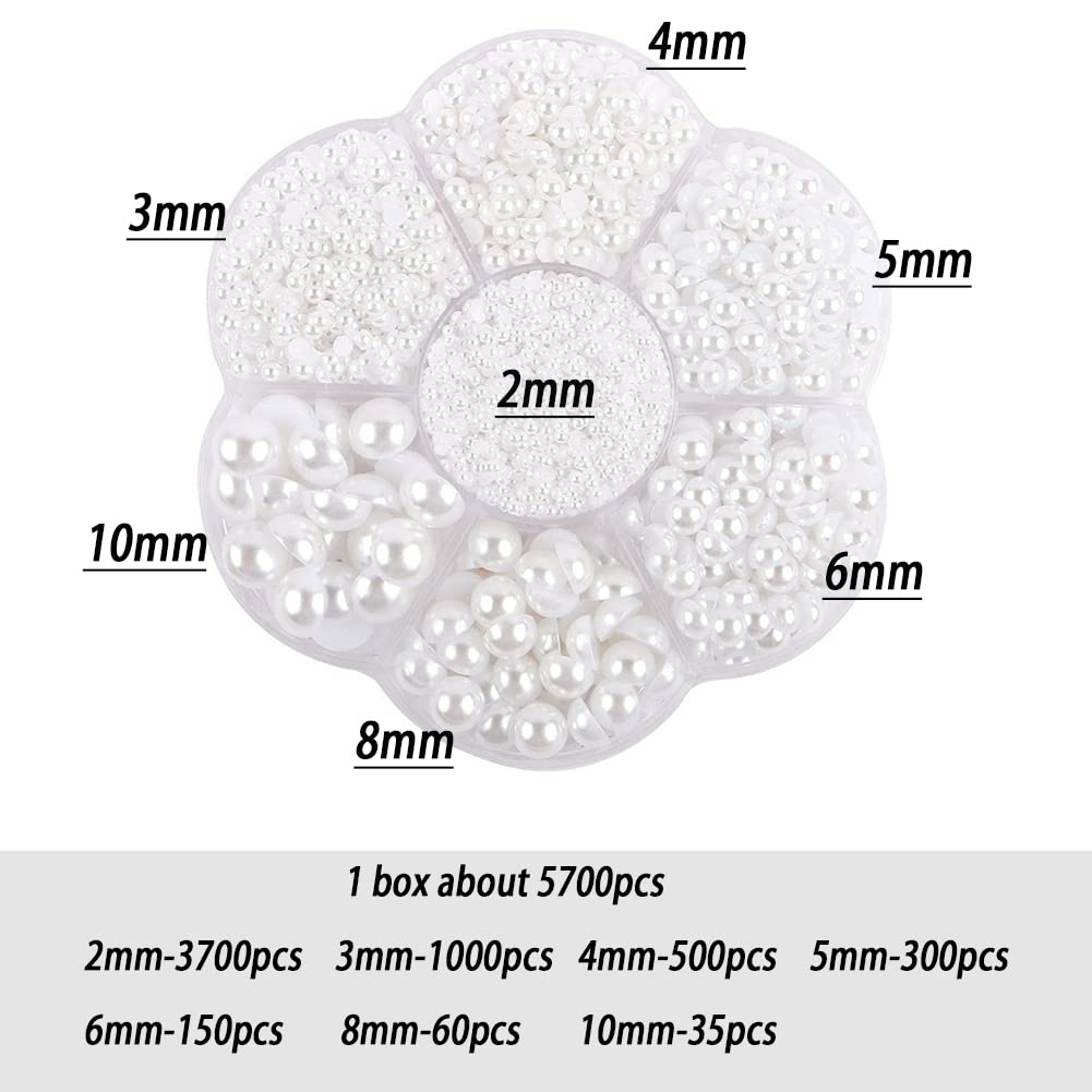 BLAAROOM DIY embellishment pearls ideal for nails and cards