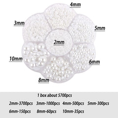 BLAAROOM DIY embellishment pearls ideal for nails and cards