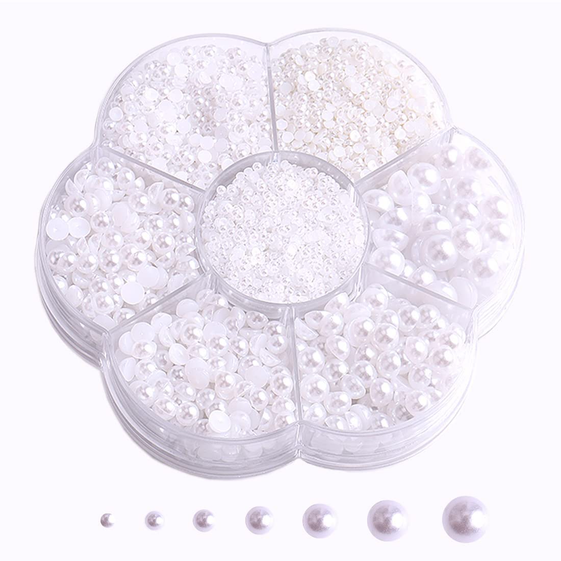 BLAAROOM half pearl flatback close-up for versatile crafts