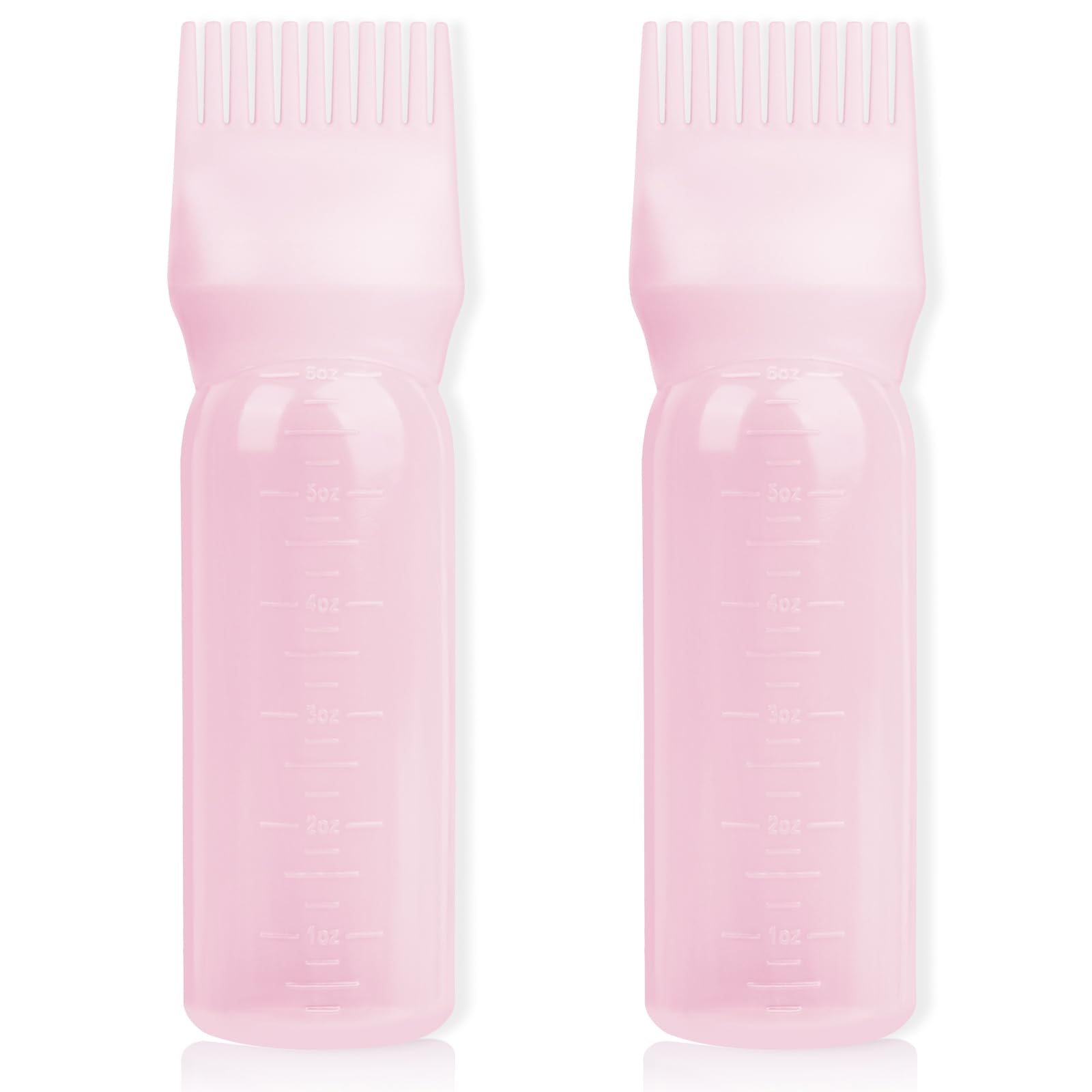 BLAAROOM root comb applicator bottle with pink cap for mess-free oil application