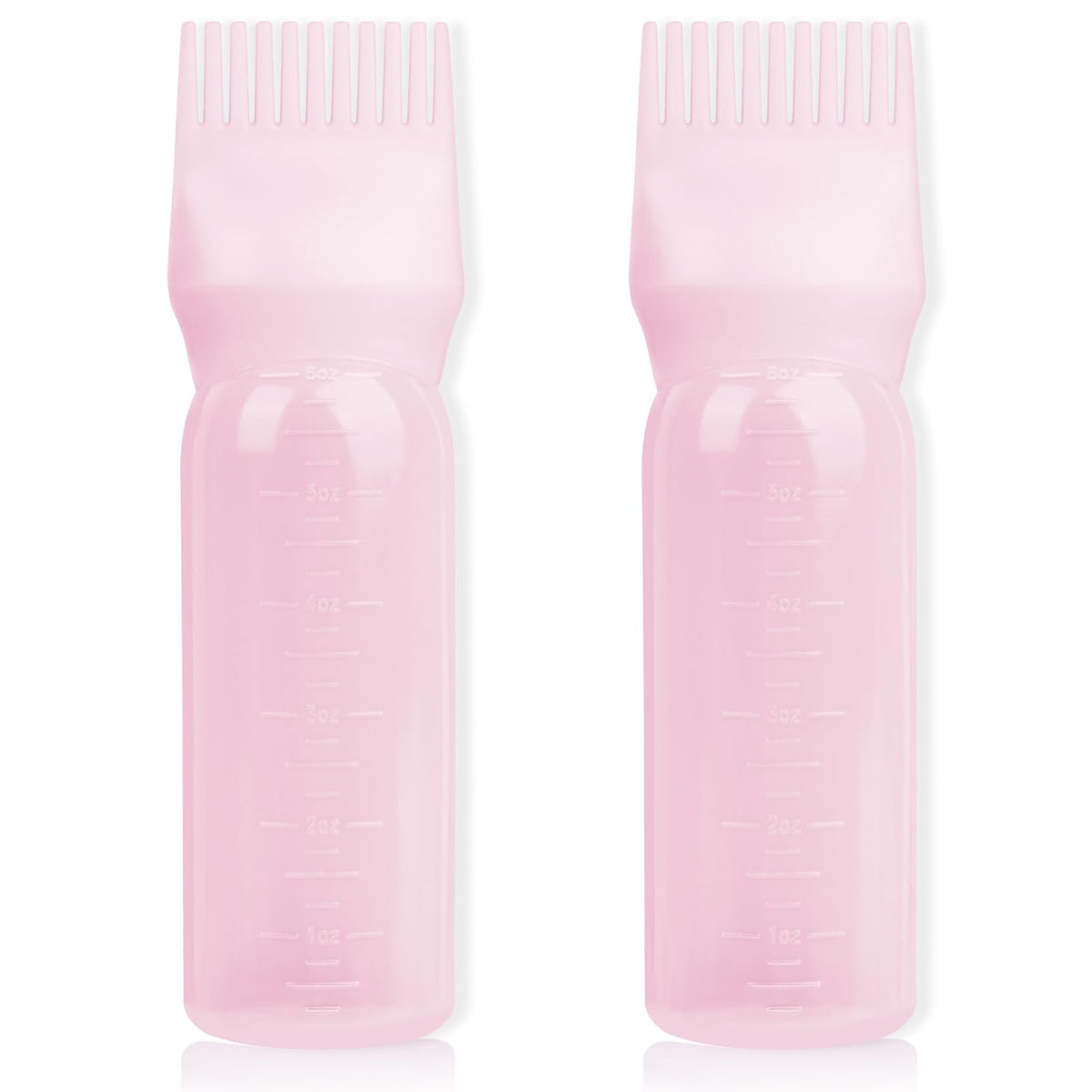 BLAAROOM root comb applicator bottle with pink cap for mess-free oil application