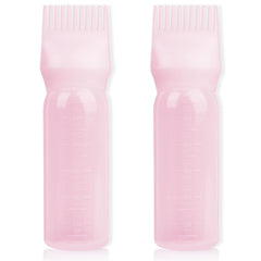 BLAAROOM root comb applicator bottle with pink cap for mess-free oil application