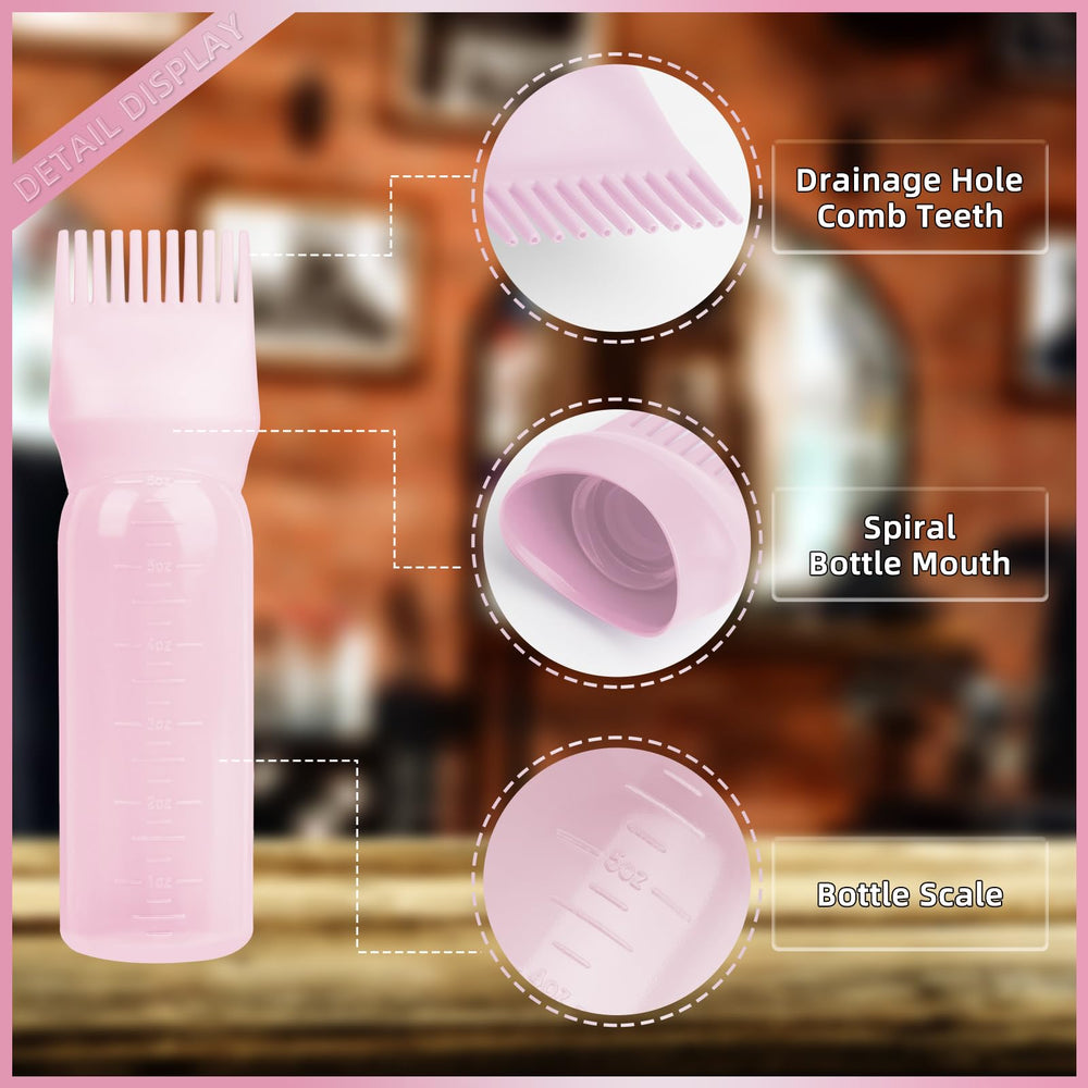 BLAAROOM scalp oil applicator with comb provides gentle massage-like sensation
