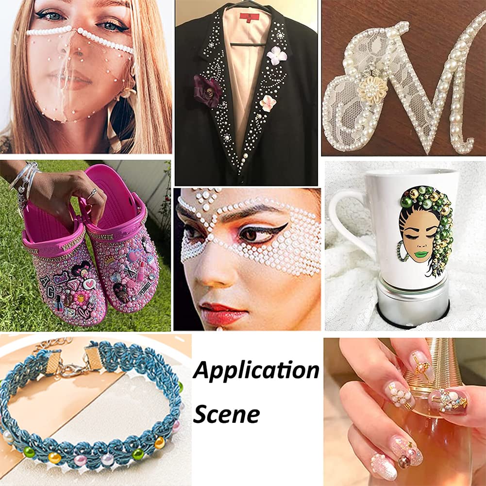 BLAAROOM scrapbooking and phone case art with flatback pearls