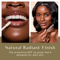 BLACK GIRL SUNSCREEN Make It Pop Sungloss Hidratante con jojoba para labios suaves