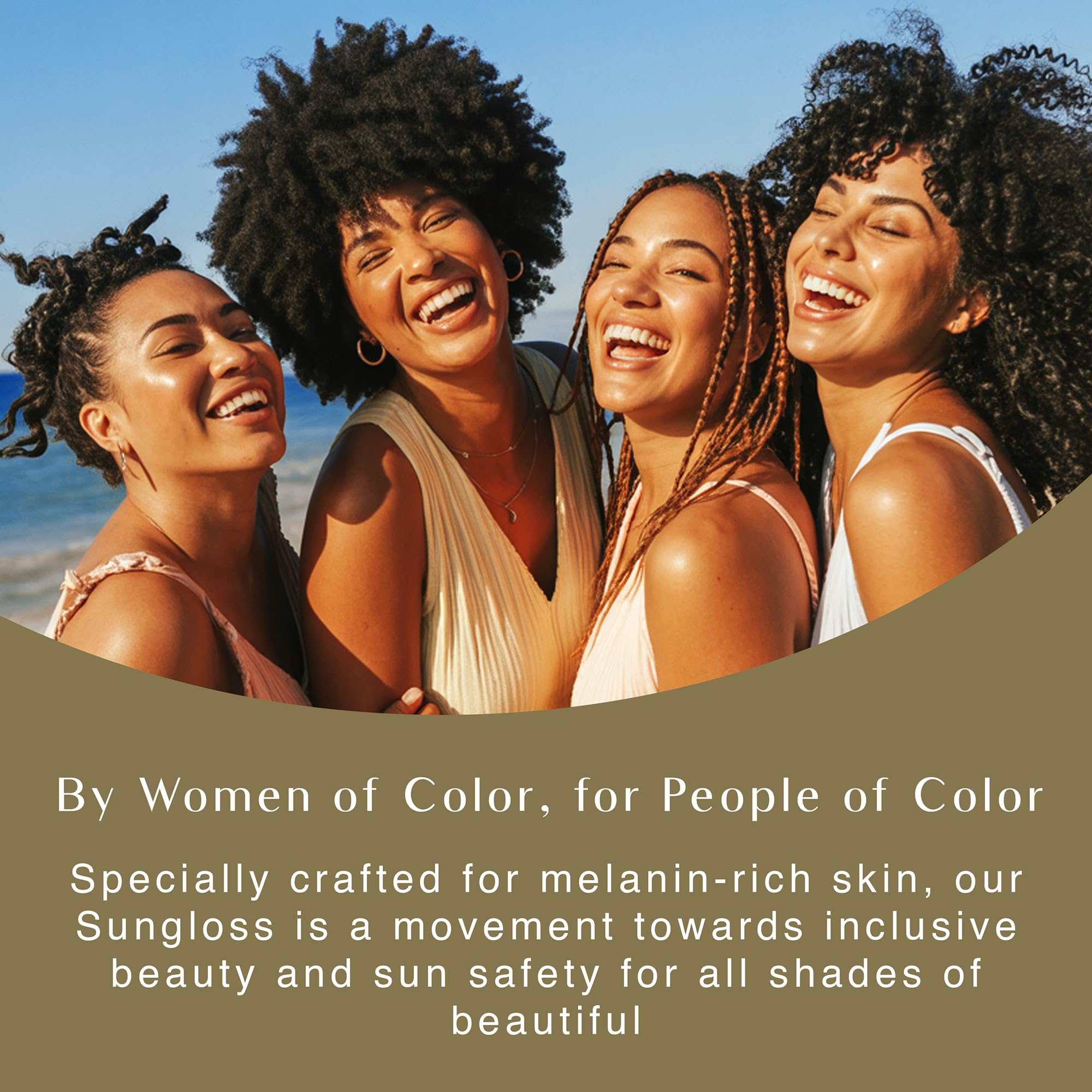 BLACK GIRL SUNSCREEN Make It Pop Sungloss Reaplicación cada dos horas al sol