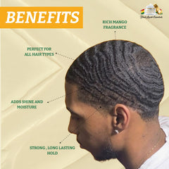 Black Lavish Essentials Textura nutritiva con manteca de karité y mango para cabello