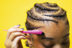 Black Panther Strong Diamond Edges, acabado limpio sin marcas visibles en el cabello.