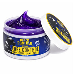 Black Panther Strong Diamond Edges, botella-aplicacion suave para fijar peinado con brillo natural.