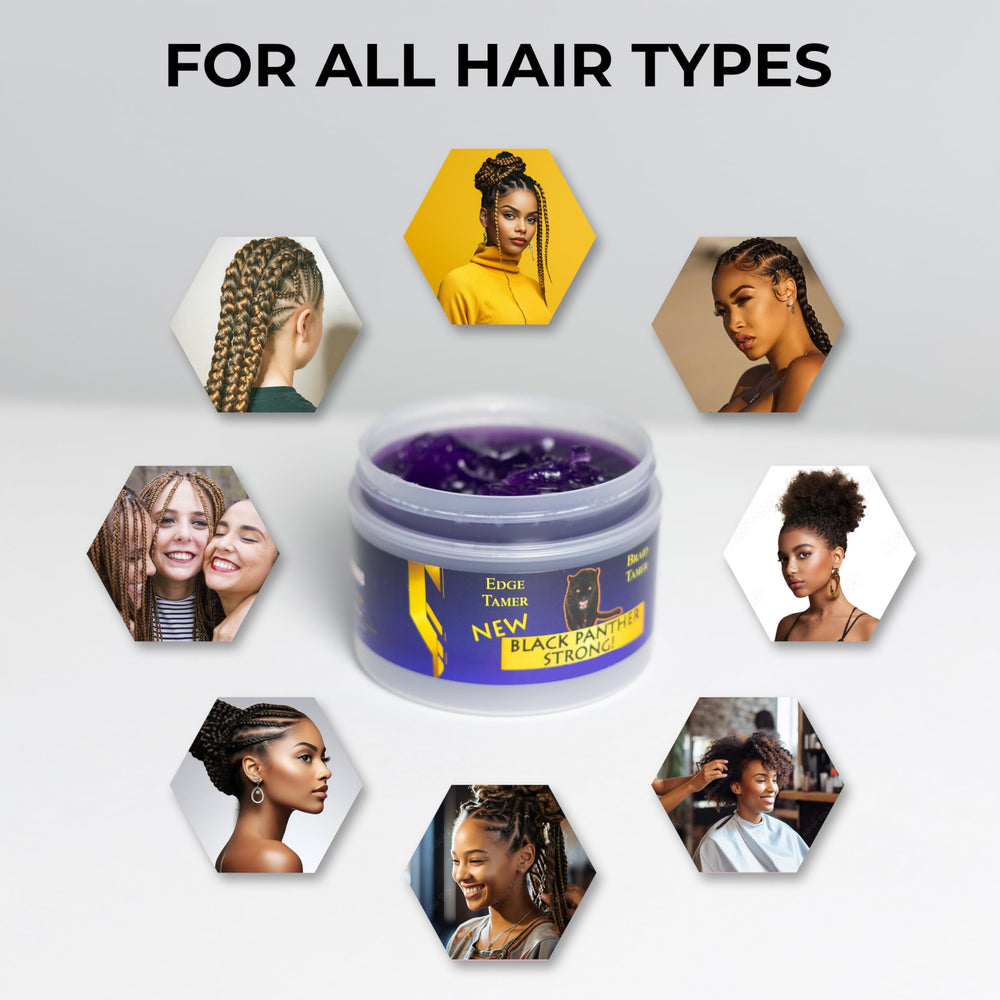 Black Panther Strong Diamond Edges, fácil aplicación para estilo rápido y efectivo.