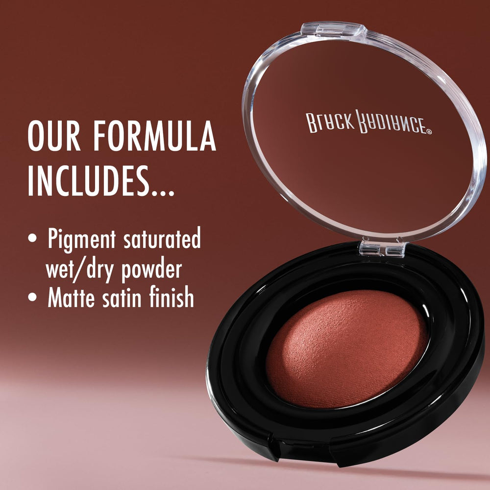 Black Radiance Brick House glow shot shows natural radiance with a silky finish.
