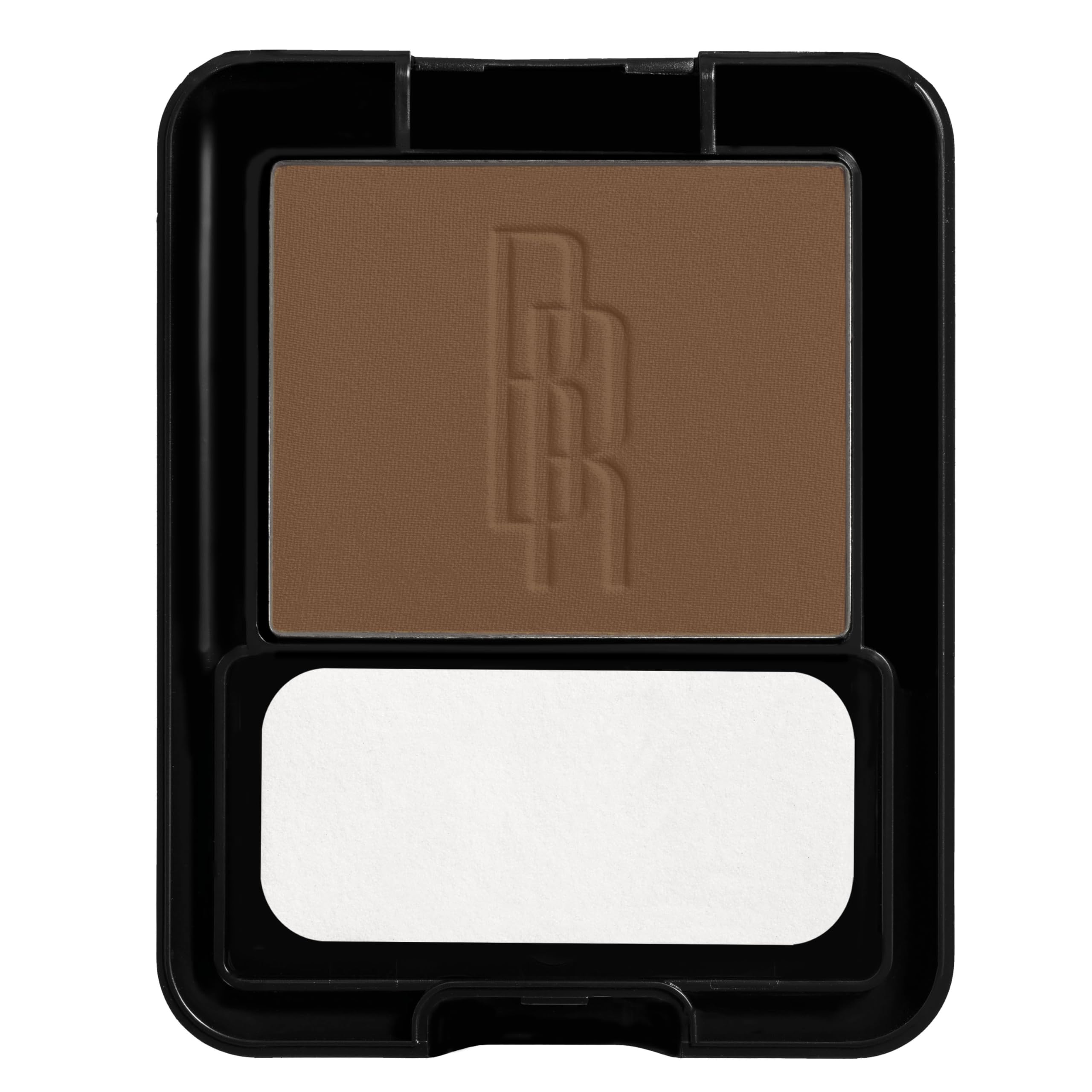 Black Radiance pressed powder with included brush for easy blending.