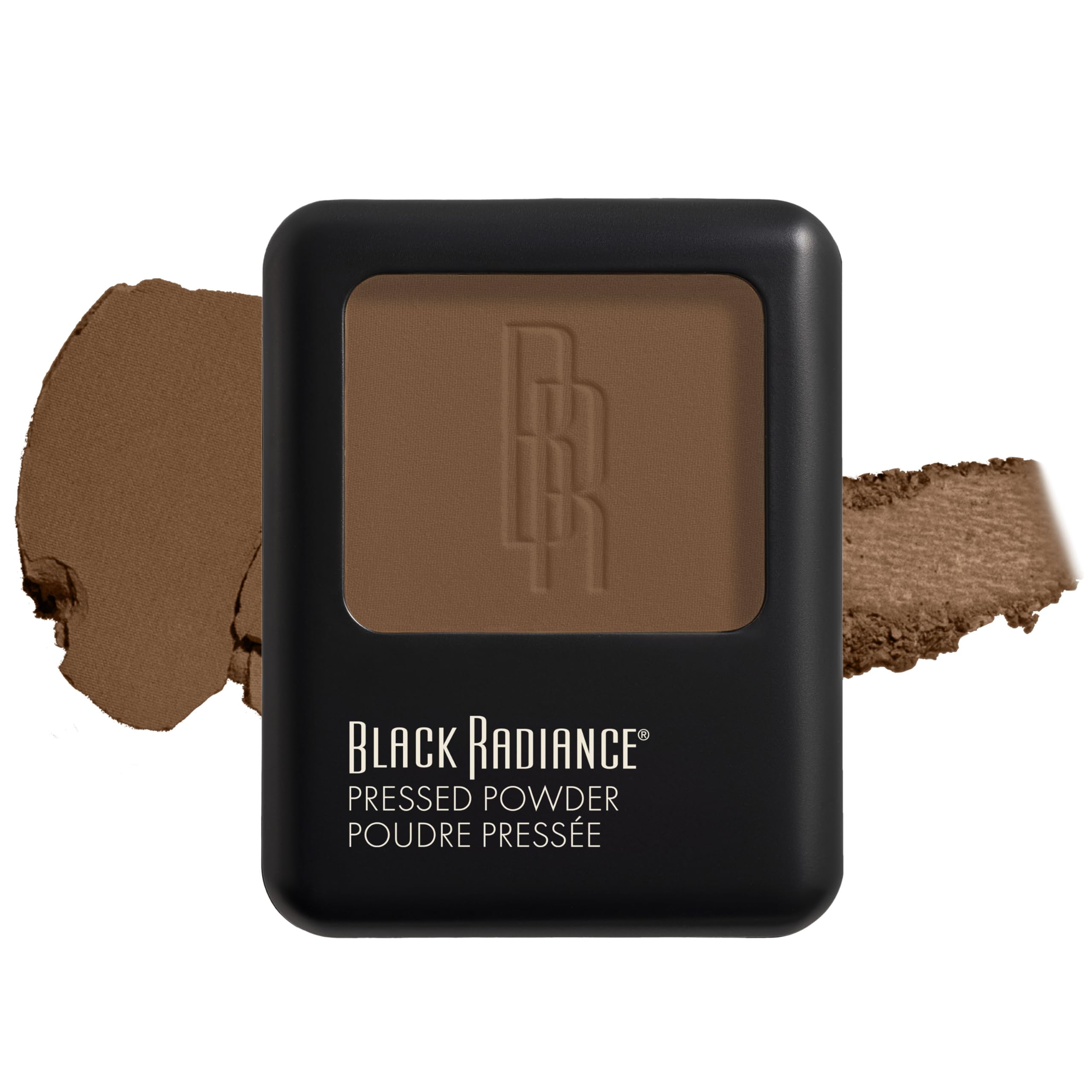 Black Radiance pressed powder in Creamy Beige offers oil control with a natural matte finish.