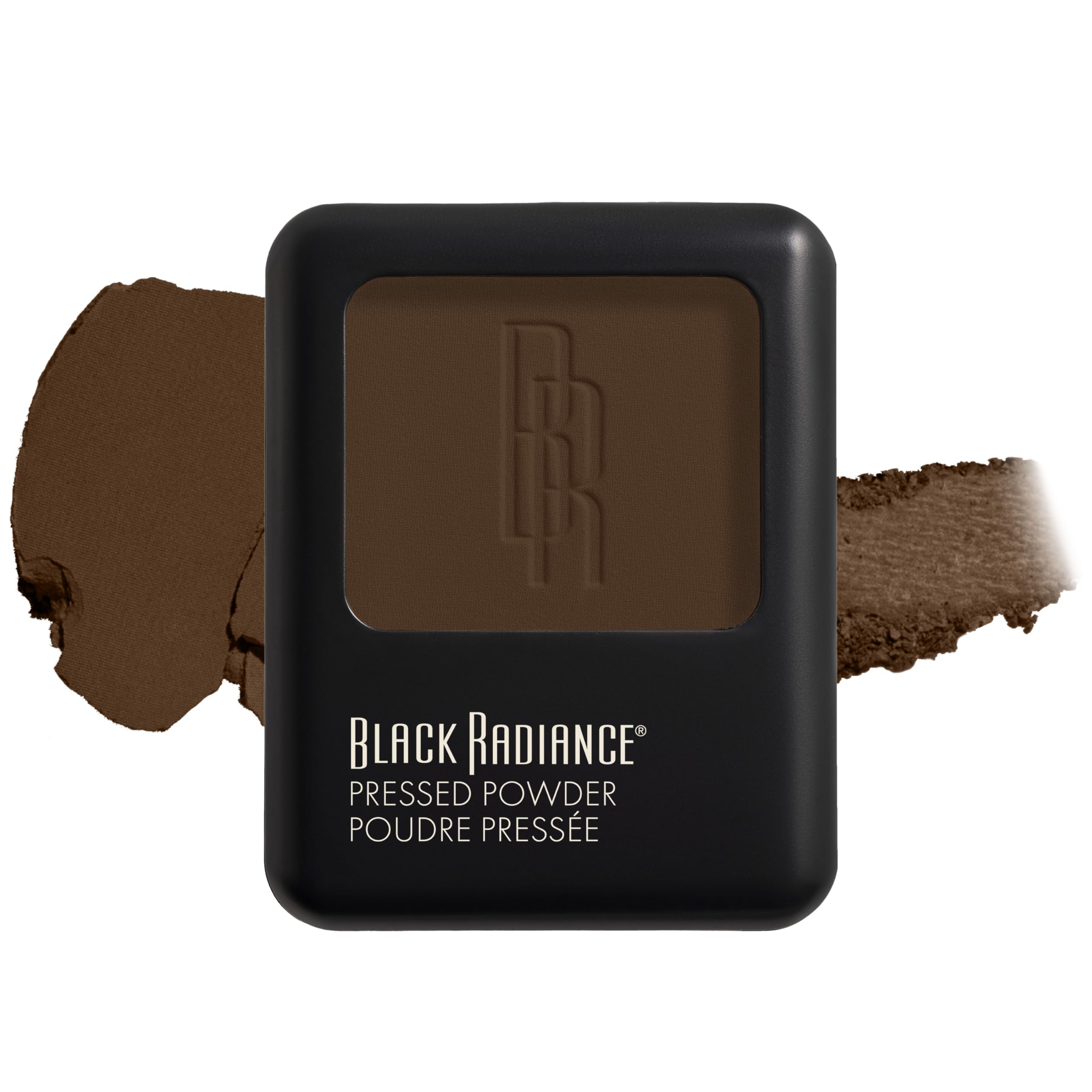 Black Radiance pressed powder delivers matte finish for deep tones and oil control.