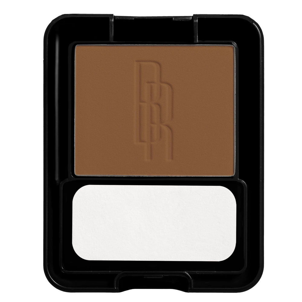 Black Radiance pressed powder delivering a natural matte finish for light skin tones