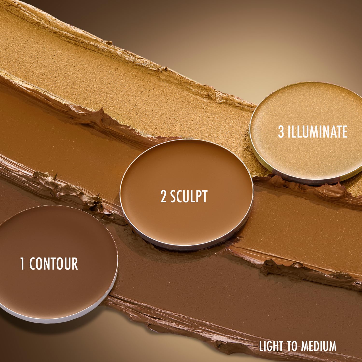 Applying contour cream from Black Radiance palette to cheeks for natural lift and shape.