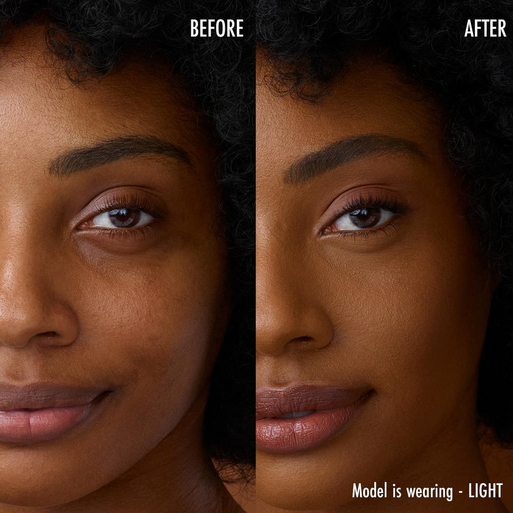 Ingredients label highlighting sodium hyaluronate in Black Radiance concealer