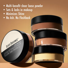 Black Radiance True Complexion Polvo Suelto aplicación uniforme sin parches