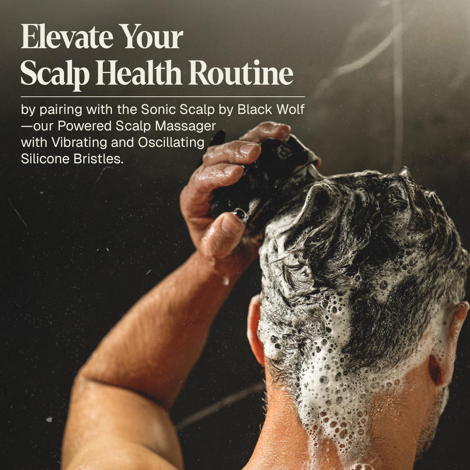 Aroma bourbon y tabaco para una experiencia de ducha refrescante.