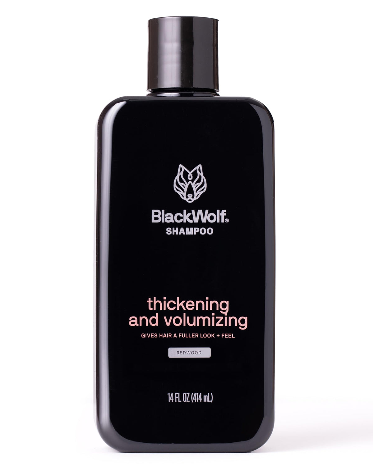 Black Wolf Champú engrosamiento en botella de 14 oz para mayor cuerpo