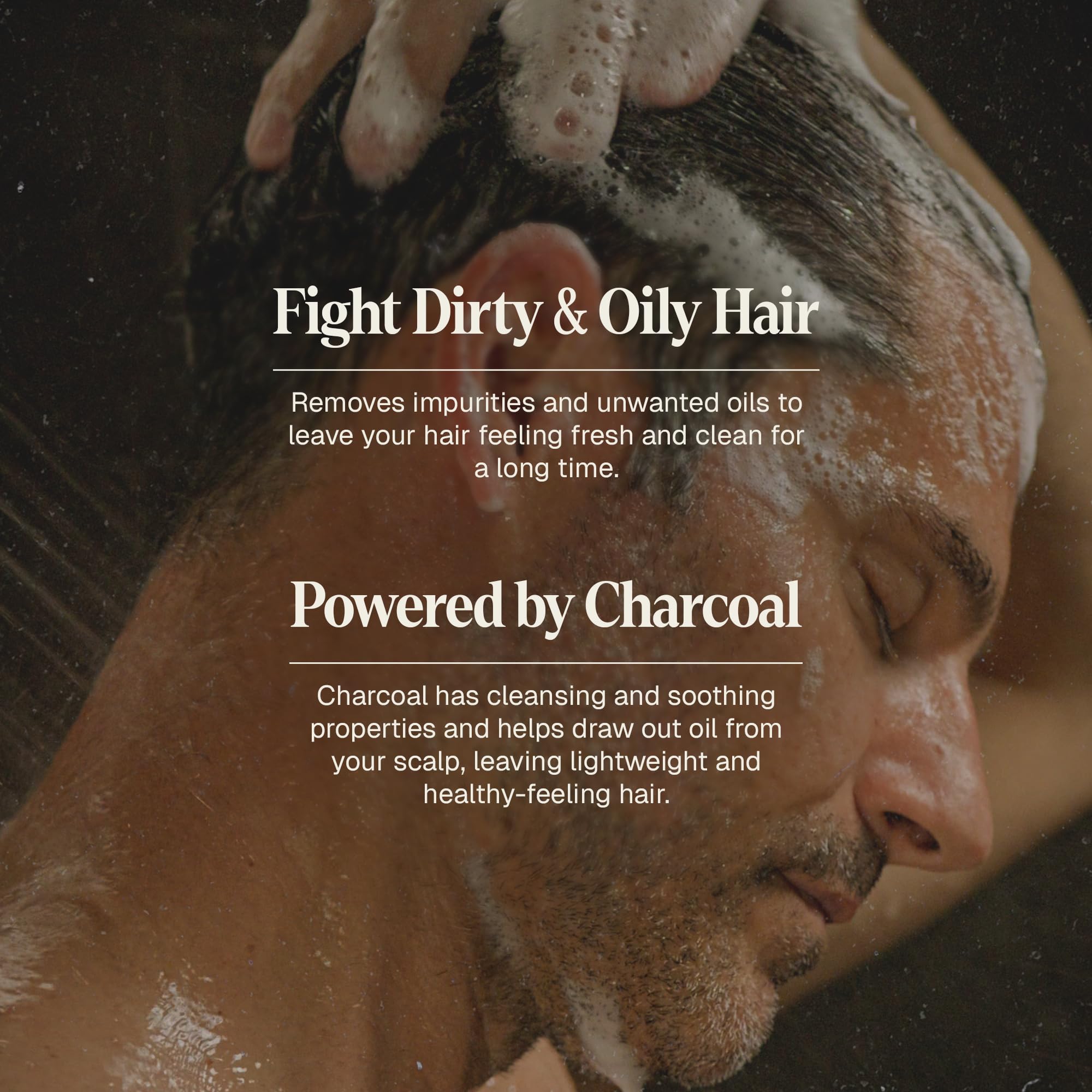 Cabello limpio y brillante tras el lavado con Black Wolf.
