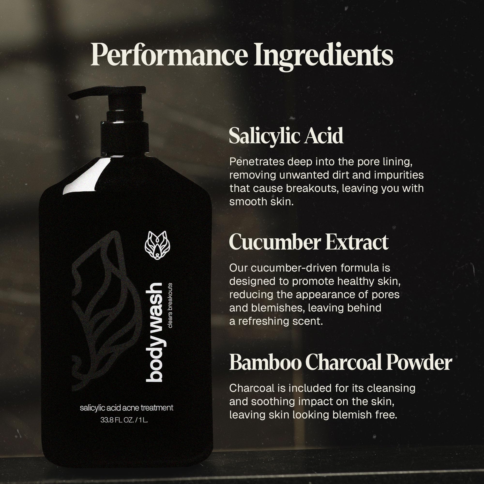 Lush foamy lather from Black Wolf face wash for refreshed skin.