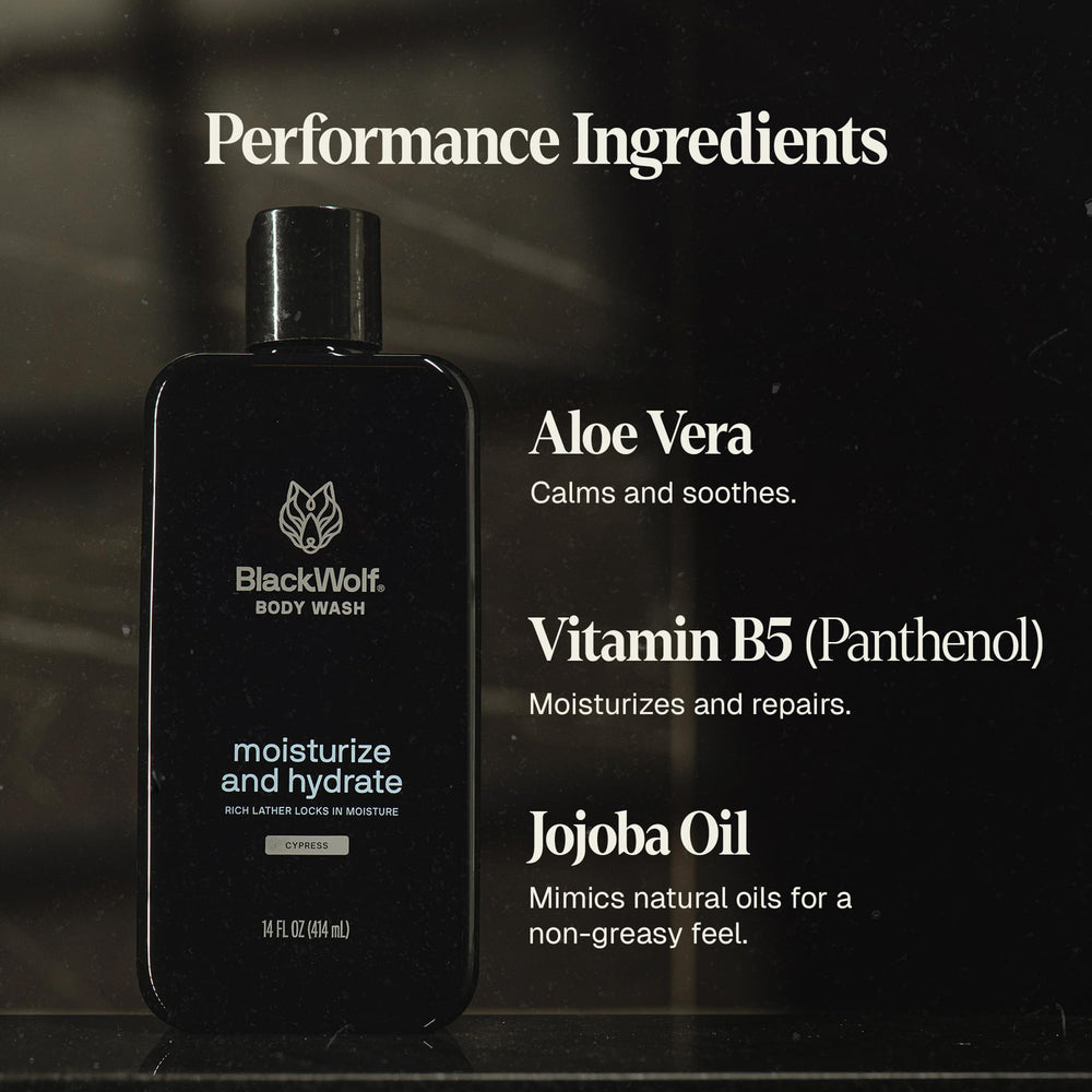 Black Wolf fragancia de sándalo: experiencia aromática durante la ducha.