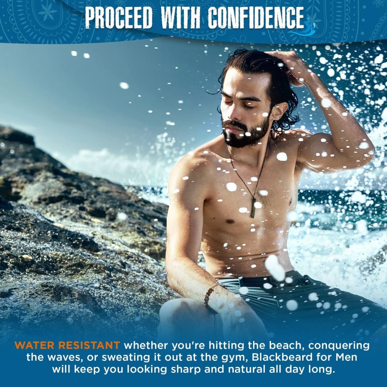 Blackbeard for Men easy, on-the-go color in under a minute.