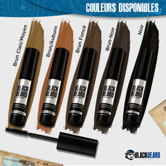Blackbeard for Men mustache color touch-up for seamless gray coverage.