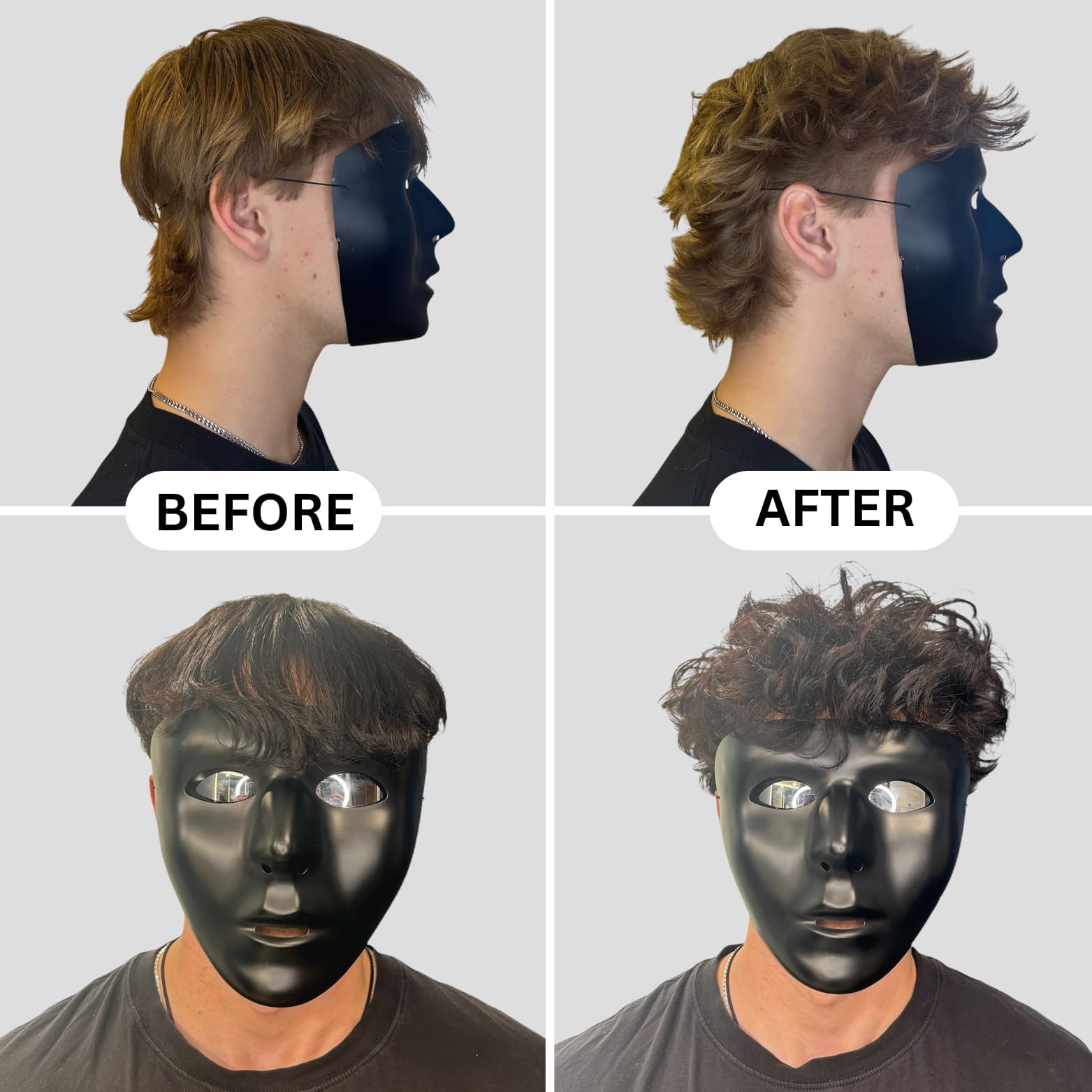 BlackMask acabado-mate-seco para look natural sin grasa.