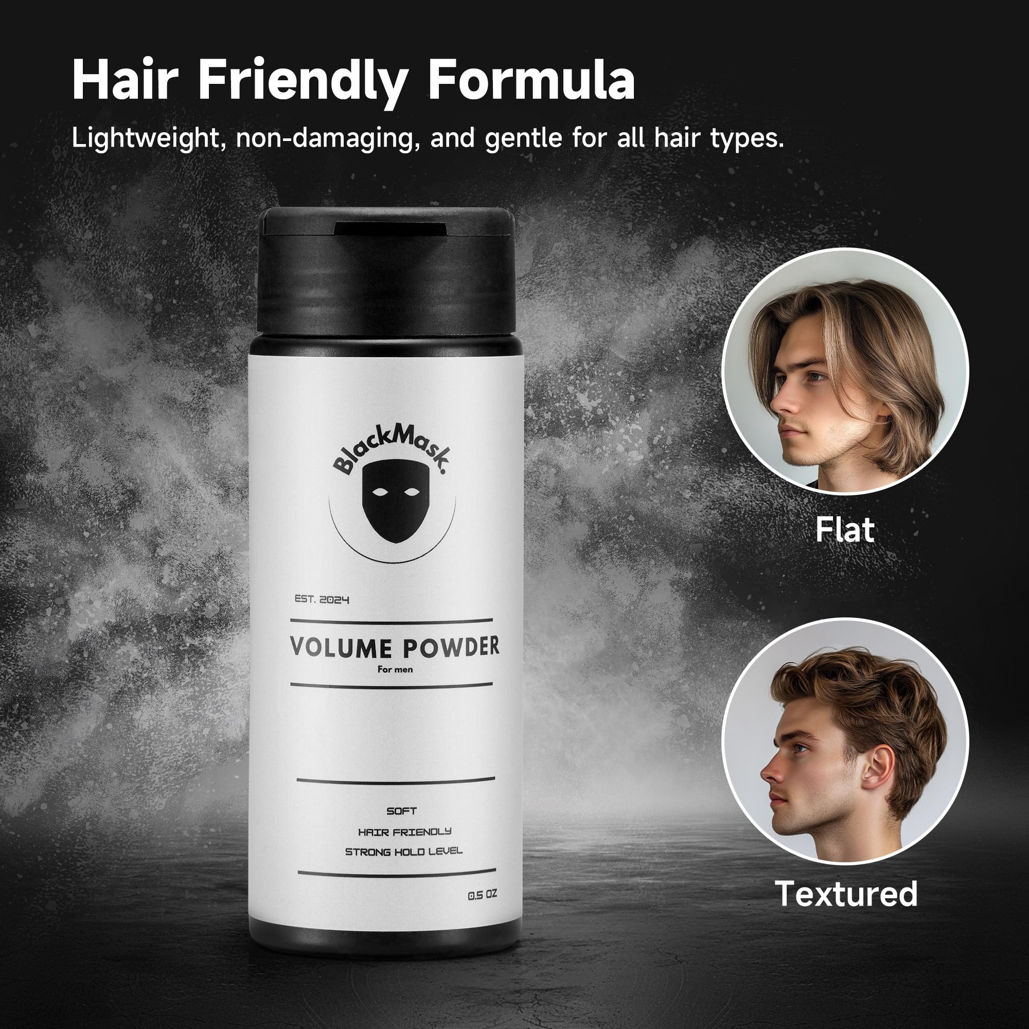 BlackMask with citric acid for balanced, skin-friendly styling