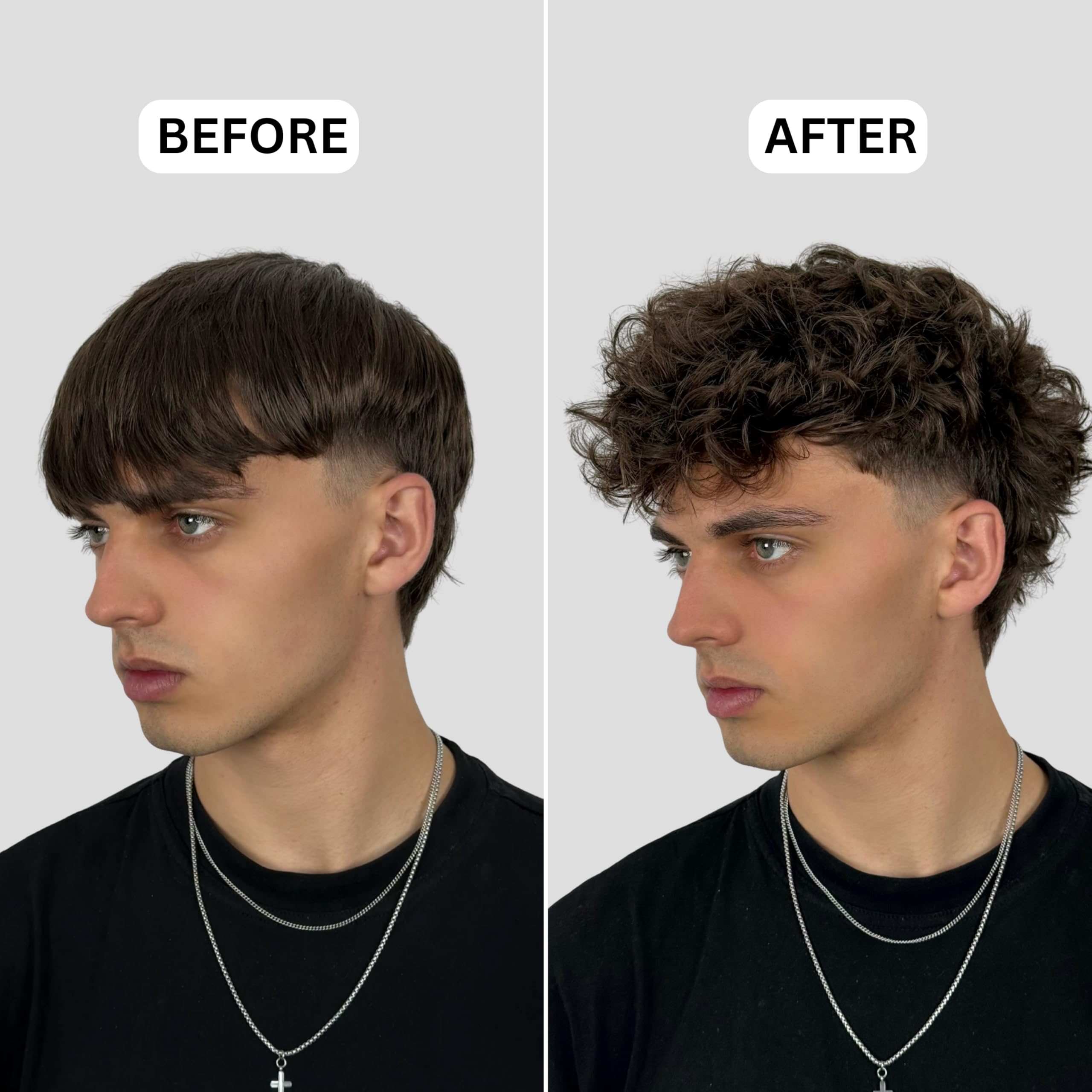 Aplicación en cabello húmedo con BlackMask para crear ondas relajadas y volumen.