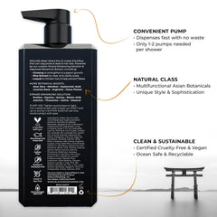 Blackwood For Men espumA clara: sensación suave y limpieza eficiente del cabello